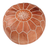Moroccan Leather Pouf